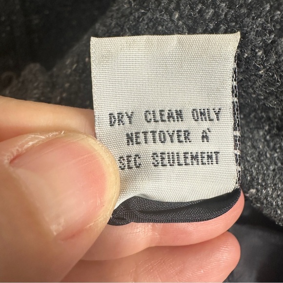 Vintage A Line Anne Klein sz 12 vest, tweed look, gray, fully lined, classic - Picture 8 of 12